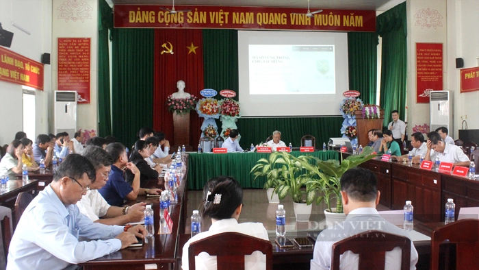 Hội nghị Phát triển hiệu quả, bền vững ngành hàng sầu riêng năm 2024 trên địa bàn tỉnh Đồng Nai. Ảnh: Nguyên Vỹ