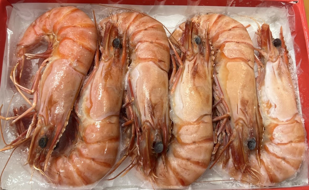 Một sản phẩm tôm chế biến của Anh Khoa Seafood. Ảnh: Thanh Sơn.