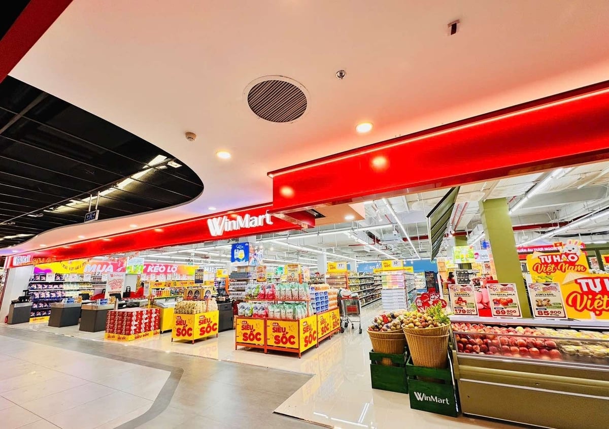 Không gian mua sắm hiện đại tại siêu thị WinMart (Vincom Ba Tháng Hai). Ảnh: Masan.