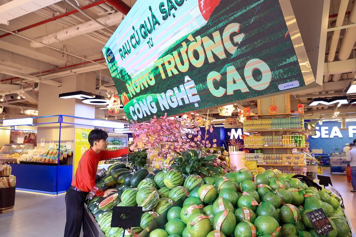 Đảo hoa quả ngập tràn các quả ngon chất lượng từ nông trường WinEco. Ảnh: Masan.